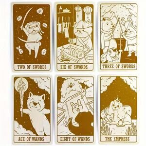 Adorable Cute Kawaii Puppy Dog Tarot Card Deck – 78-Card Deck